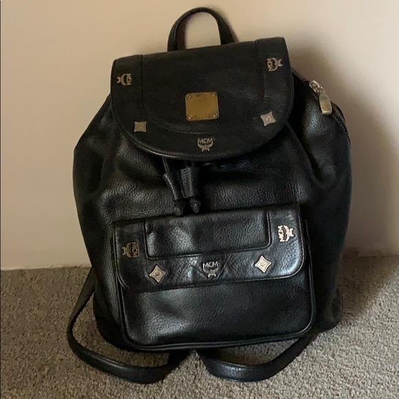 MCM | Bags | Sold Vintage Mcm Leather Backpack | Poshmark